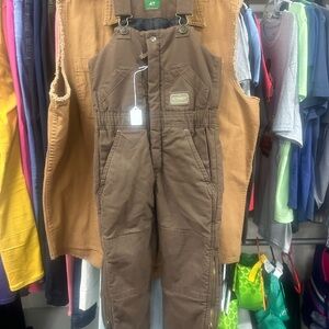 Schmidt Brown Bib Overalls 4T